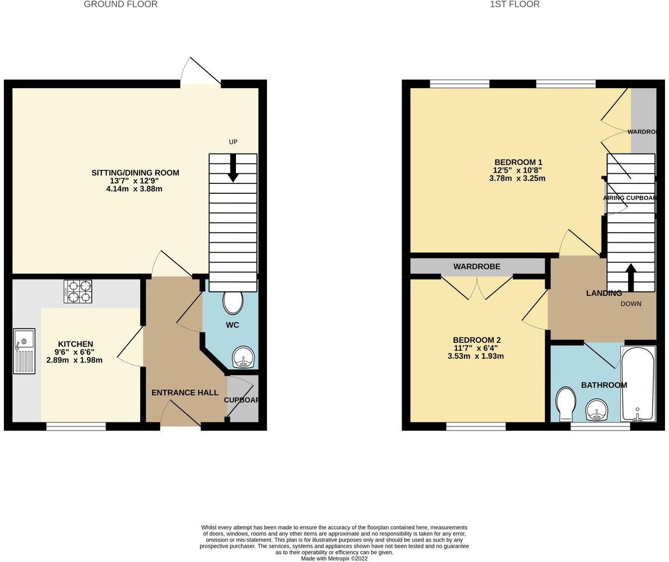 3 Treforest Close, Oakhurst, Swindon, SN25 2DE floorplan