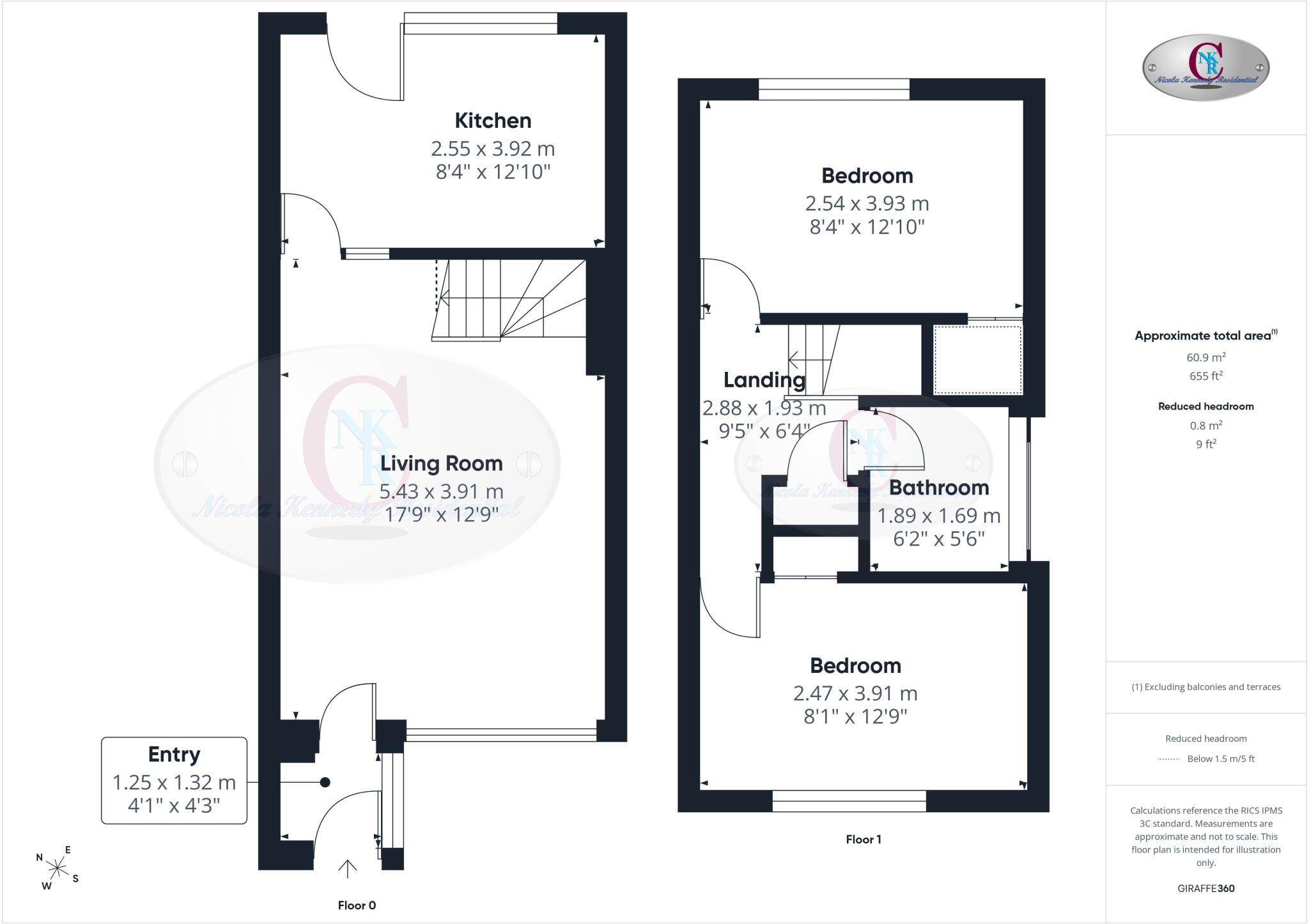 TANZIEKNOWE ROAD, CAMBUSLANG floorplan
