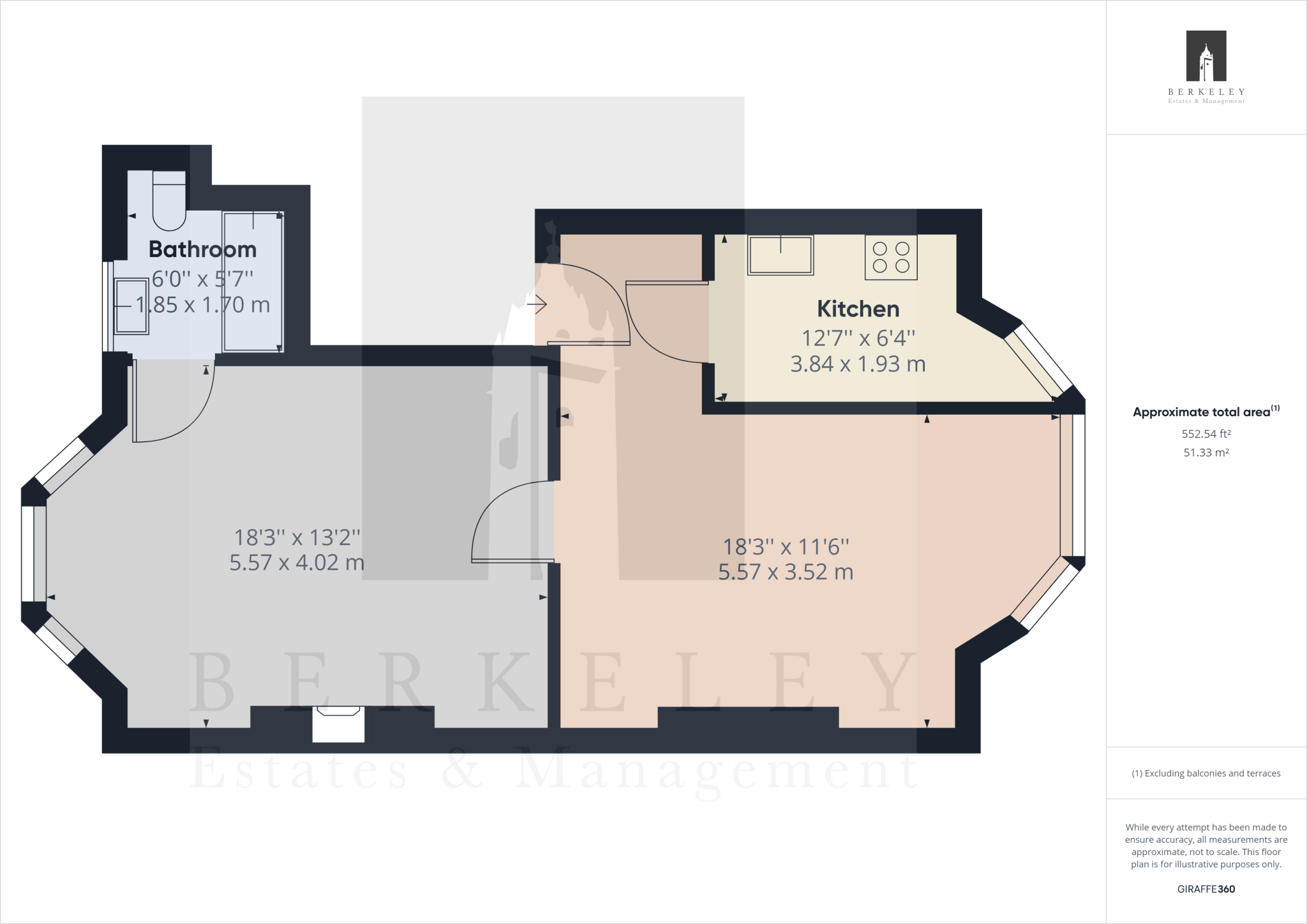 Ground Floor Flat, Beaconsfield Road, Clifton floorplan