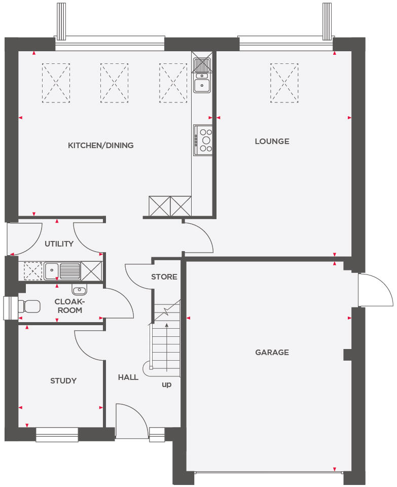The Larch, Westbury Leigh floorplan