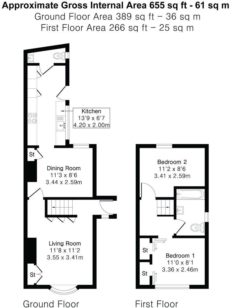 Josephs Road, Guildford, GU1 floorplan