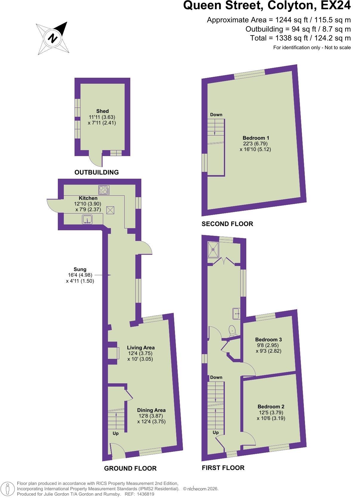 Queen Street, Colyton, Devon floorplan