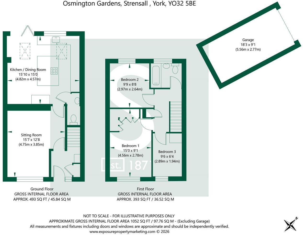 Osmington Gardens, Strensall, York floorplan