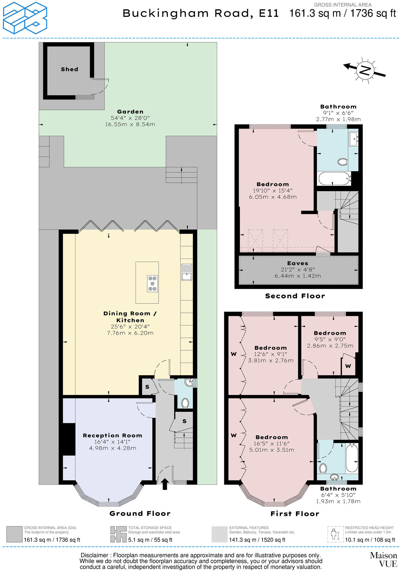 Buckingham Road, E11 floorplan