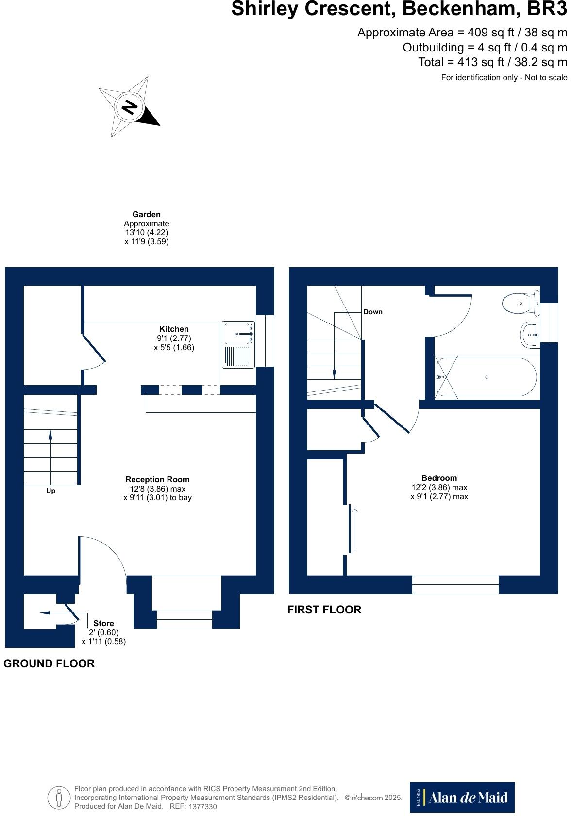 Shirley Crescent, Beckenham floorplan
