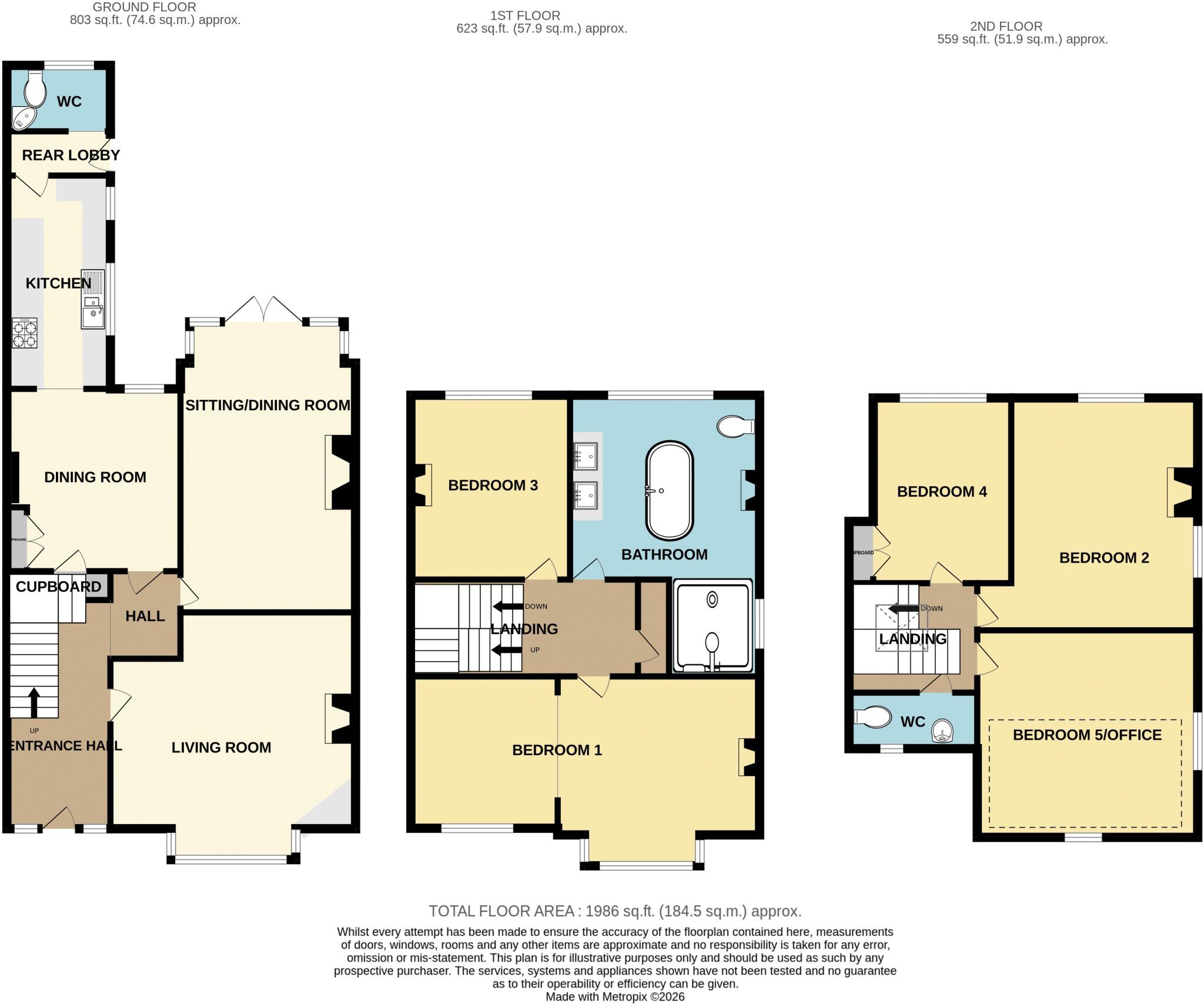 Wembdon Road, Bridgwater floorplan