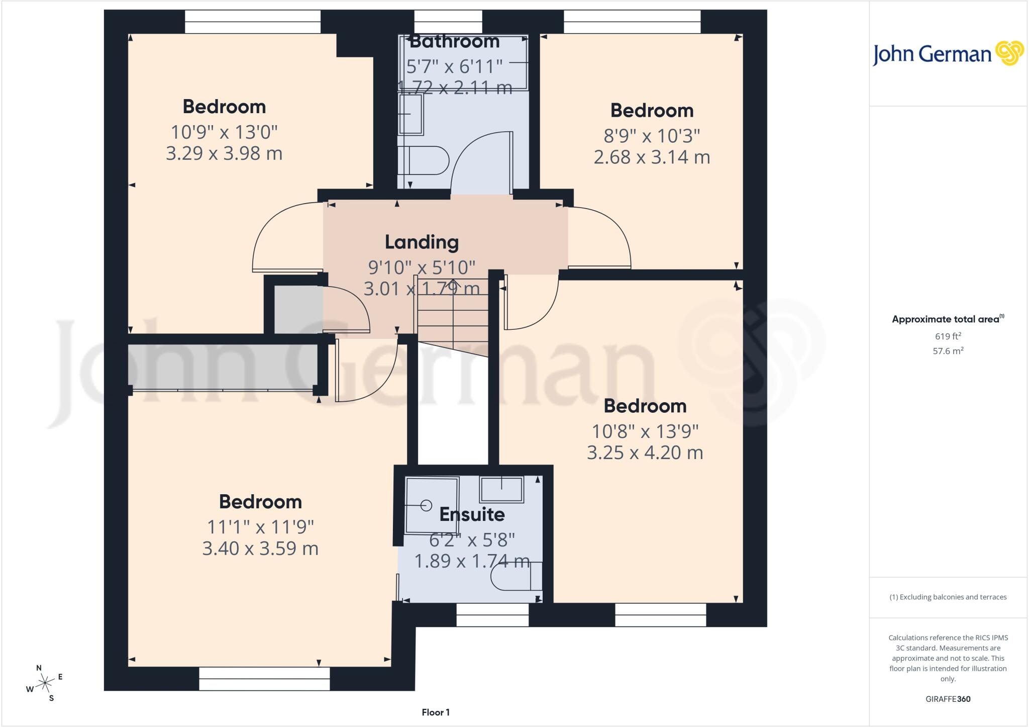 Lodge Farm Chase, Ashbourne floorplan