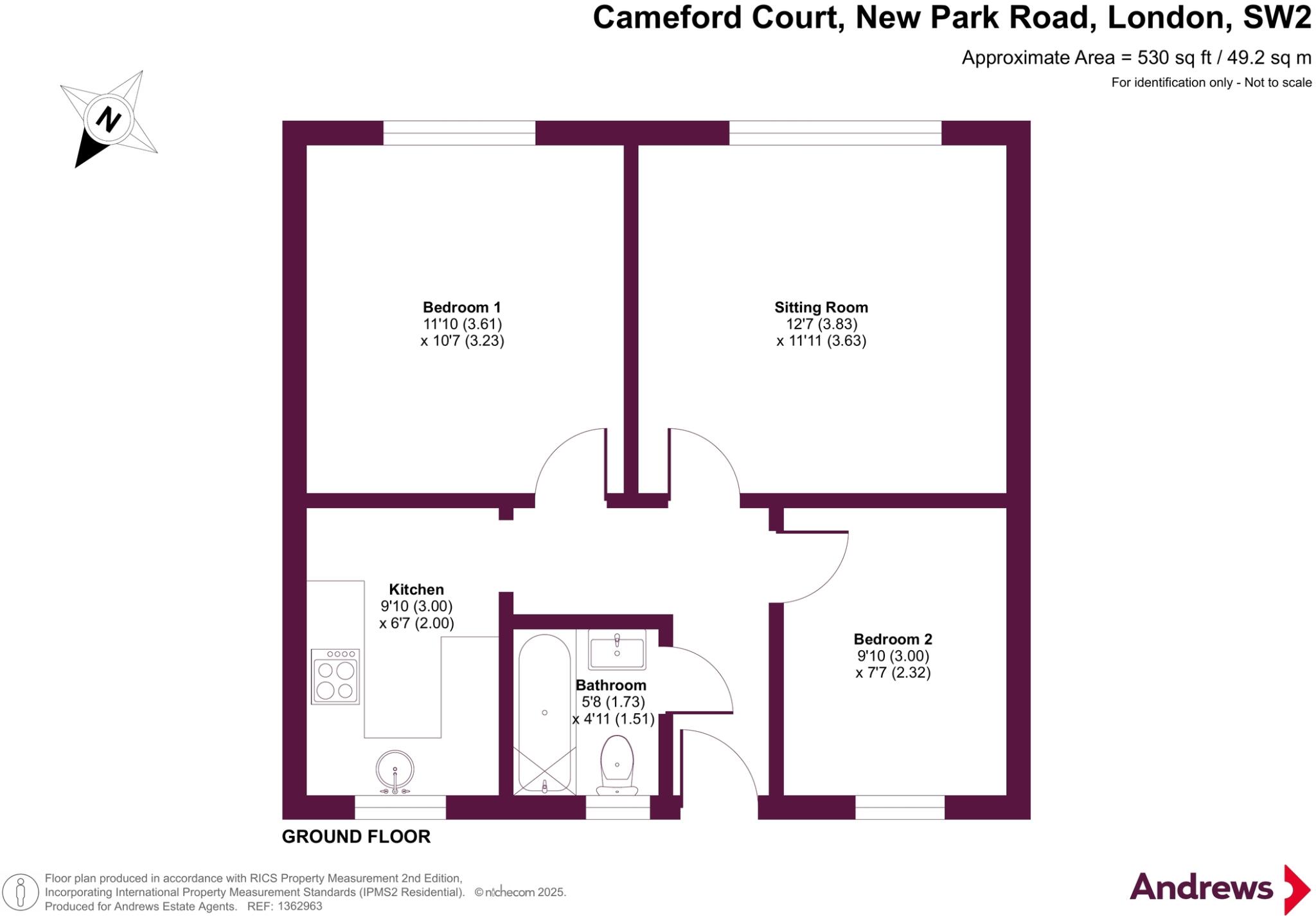 103, New Park Road floorplan