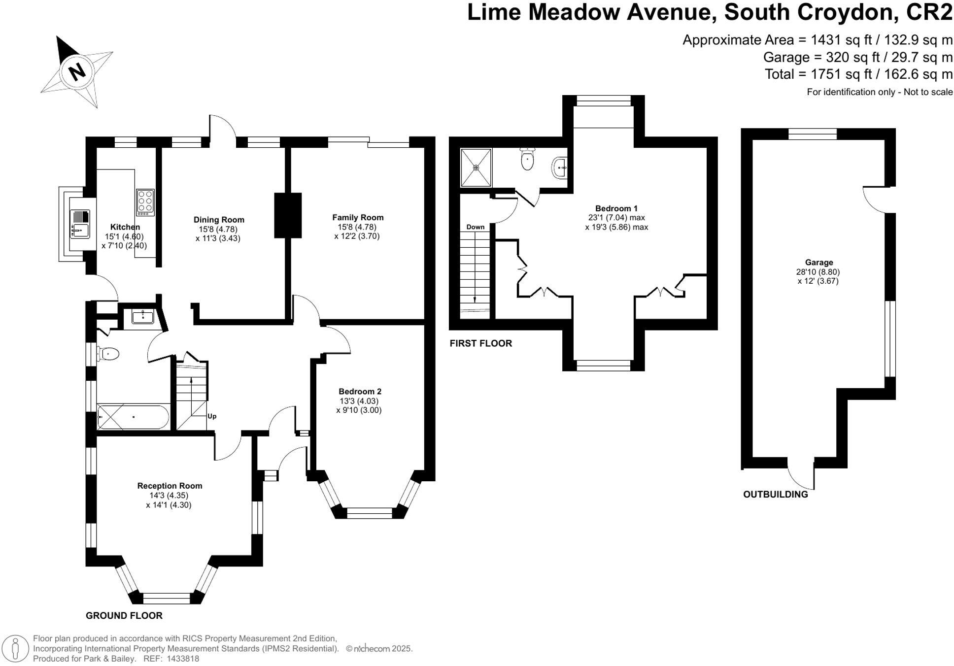 Lime Meadow Avenue, South Croydon, CR2 floorplan