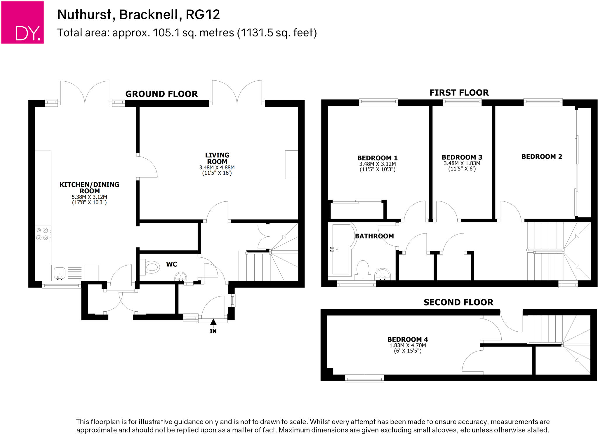 Nuthurst, Bracknell, RG12 floorplan