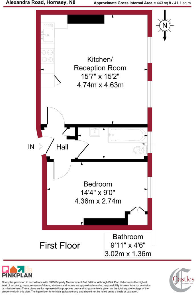 36 Alexandra Road,  N8 floorplan
