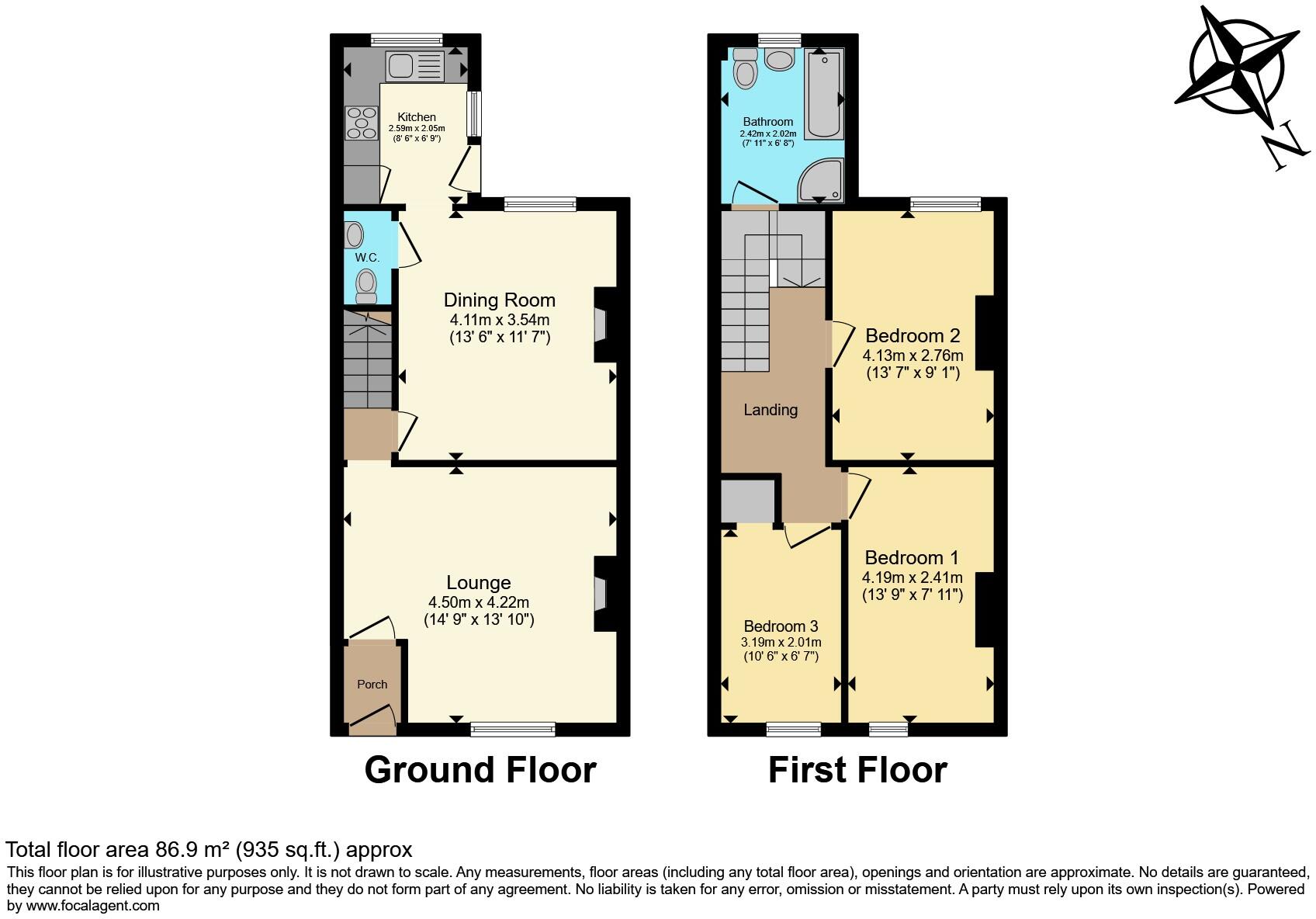 33, Bradshaw Street, Wigan, WN1 floorplan