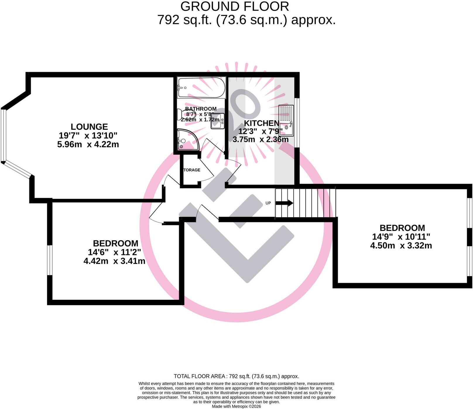 Marine Road West, Morecambe, LA3 floorplan