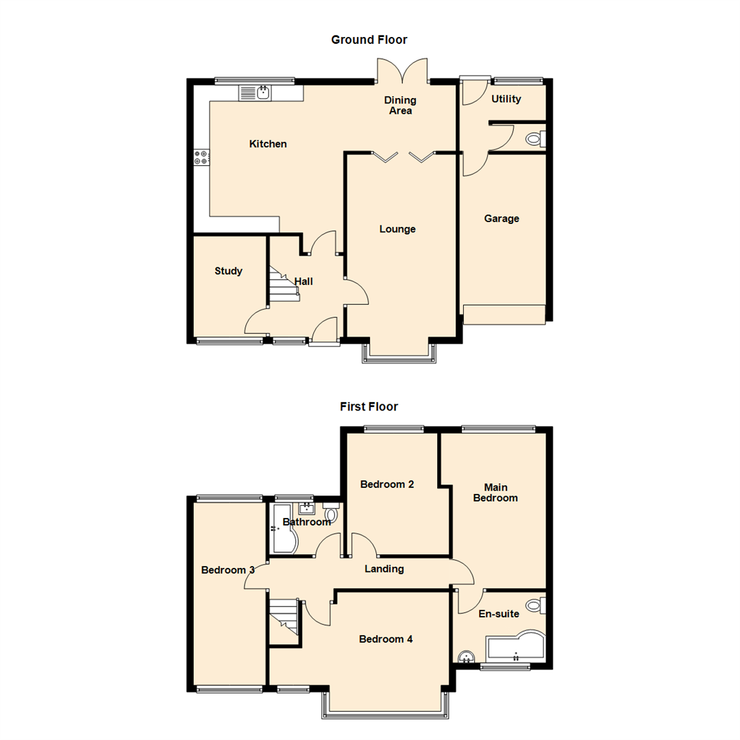 Thorntree Drive, Whitley Bay floorplan