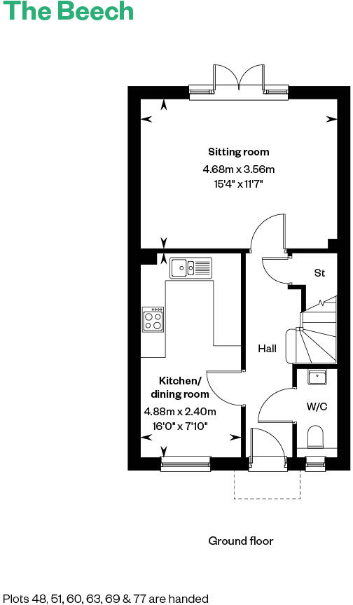 Off Watsham Place, Colchester Road, 
Wivenhoe,
Colchester, 
CO79WP floorplan