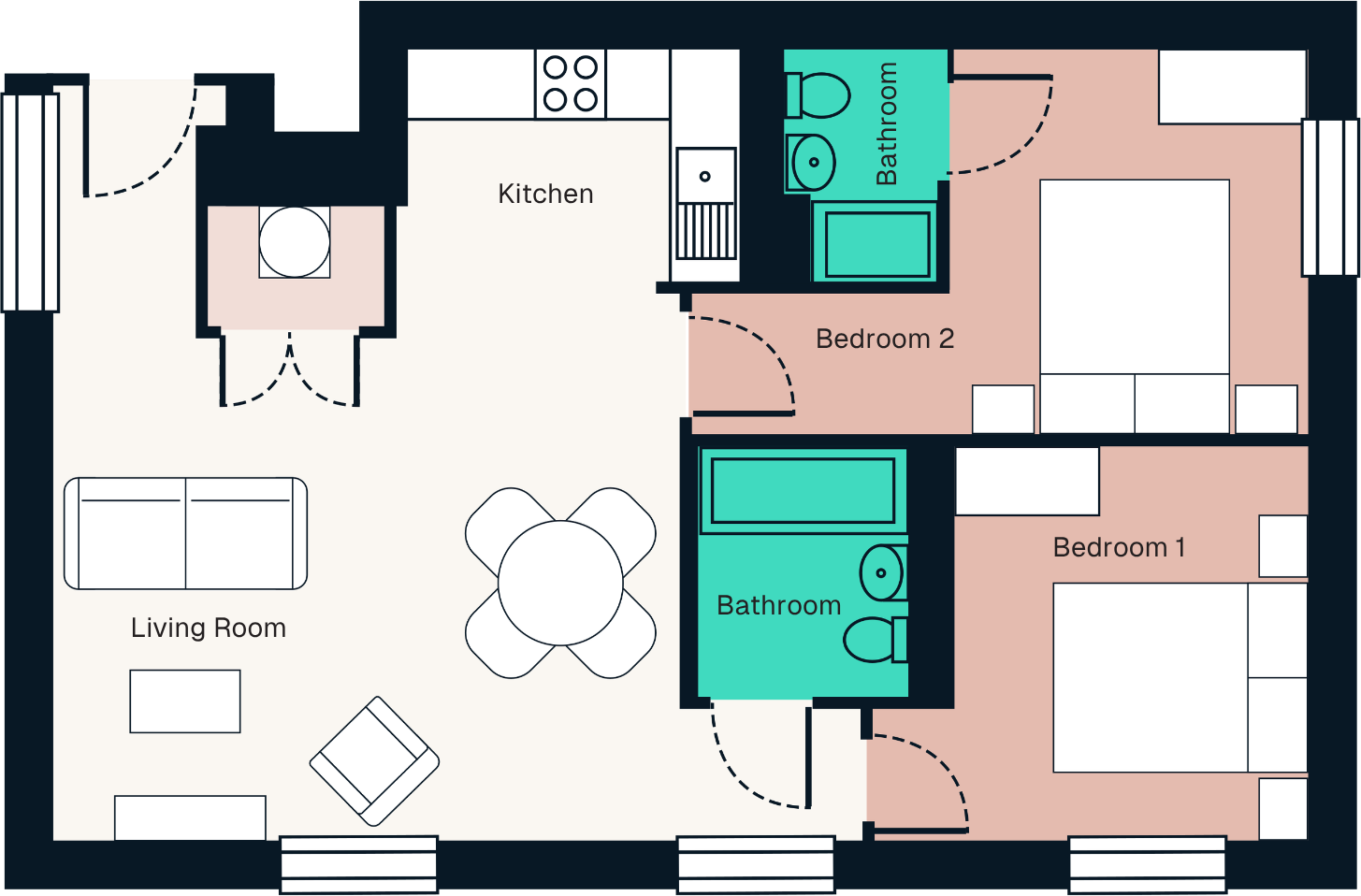 Angorfa (B03), Guildford Crescent, Cardiff floorplan