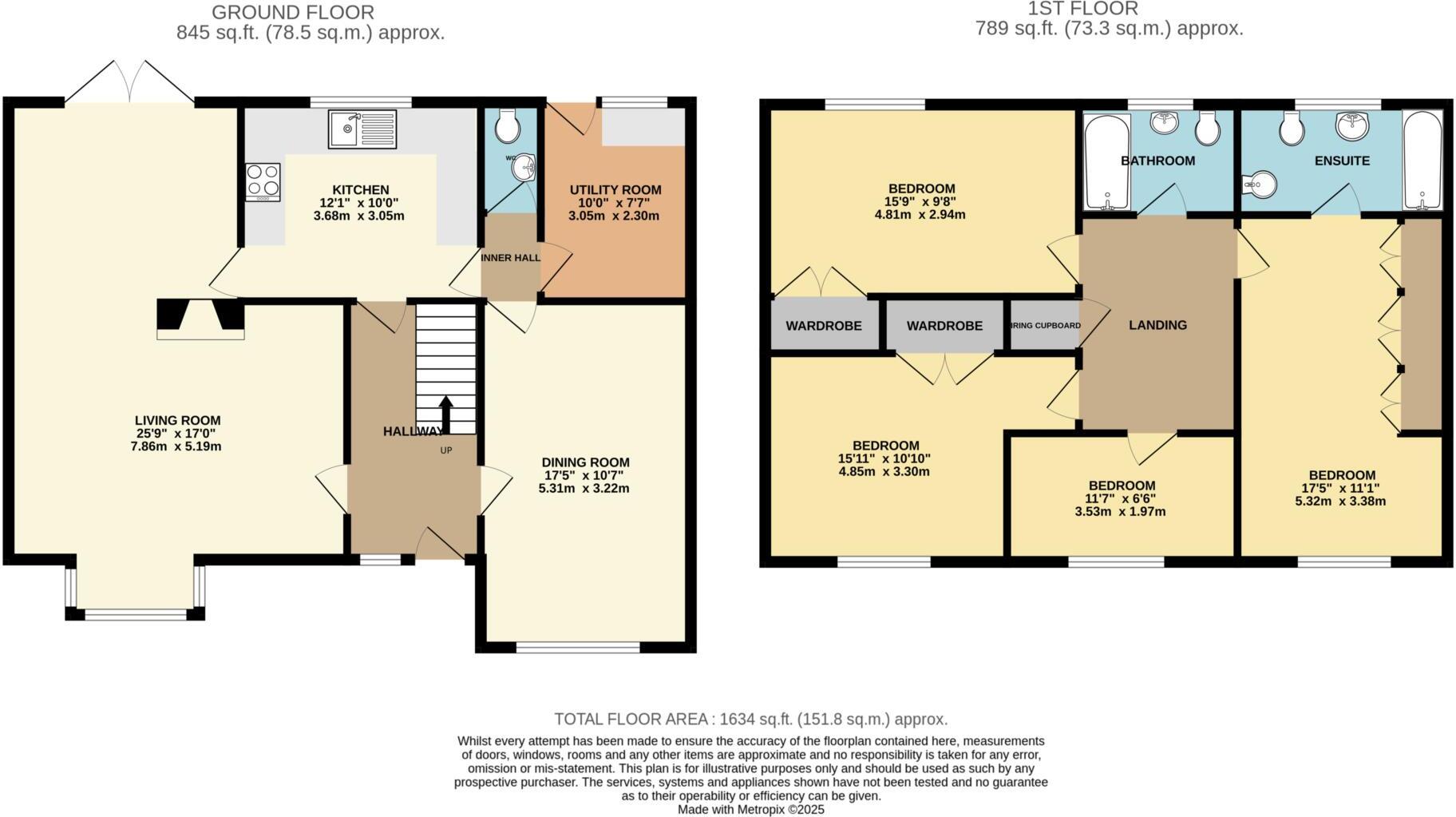 Walnut Close, Rode floorplan