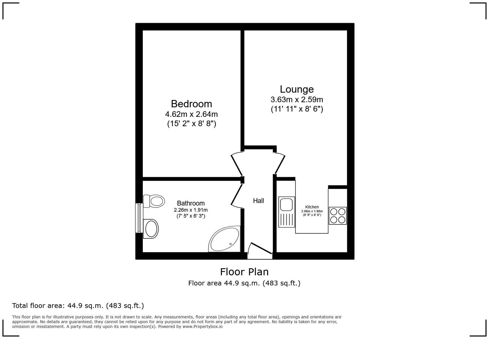 Castle Street, East Cowes, Isle of Wight floorplan