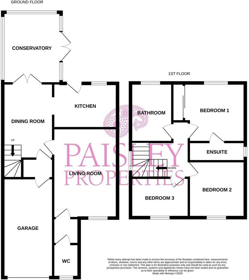 Rosefield Avenue, Woolley Grange, Barnsley floorplan
