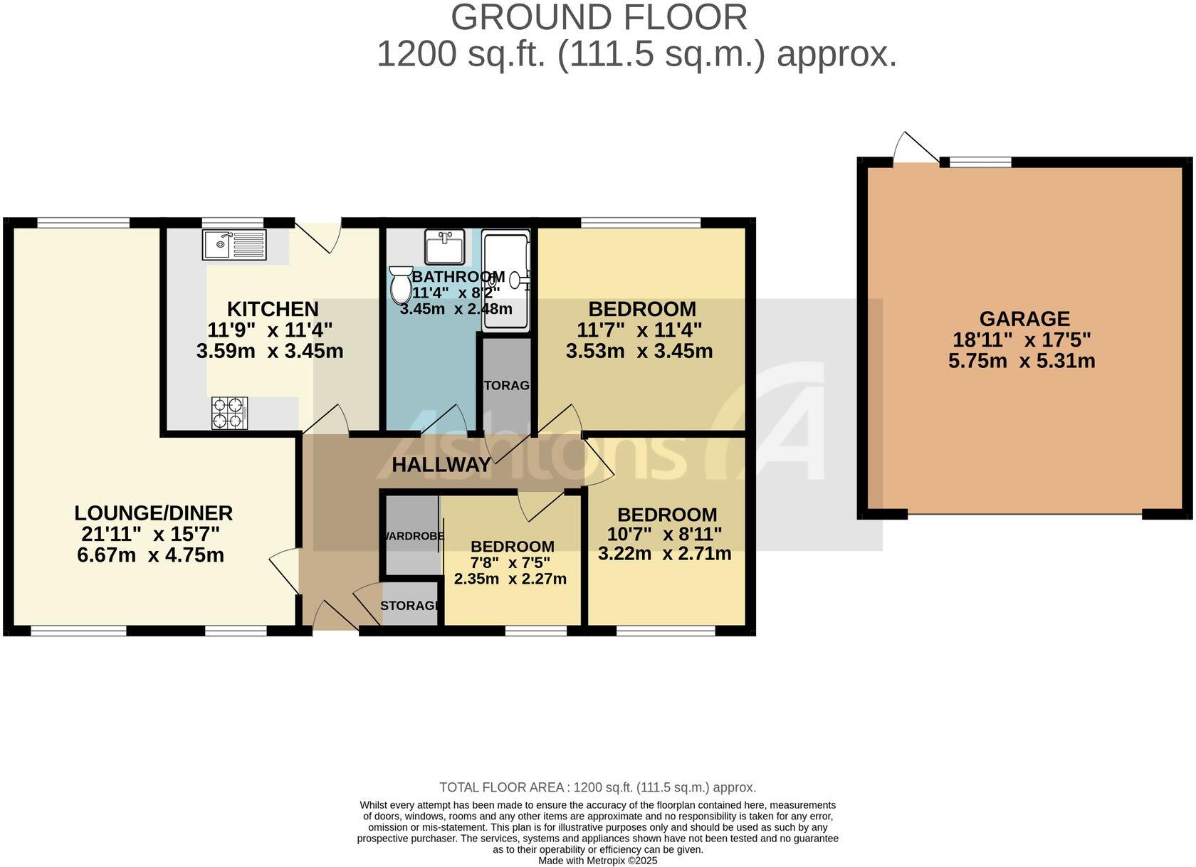 Gairloch Close, Fearnhead, WA2 floorplan