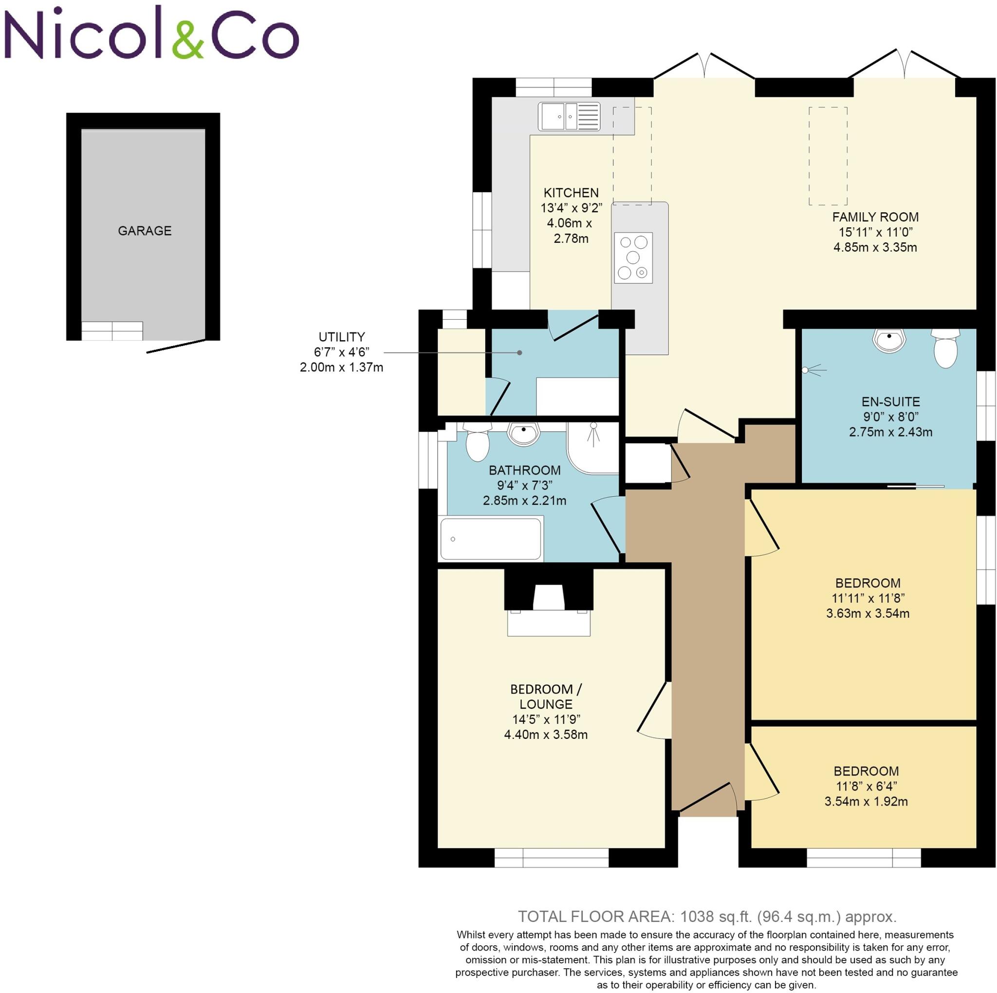 Elizabeth Avenue, Worcester, Worcestershire, WR3 floorplan