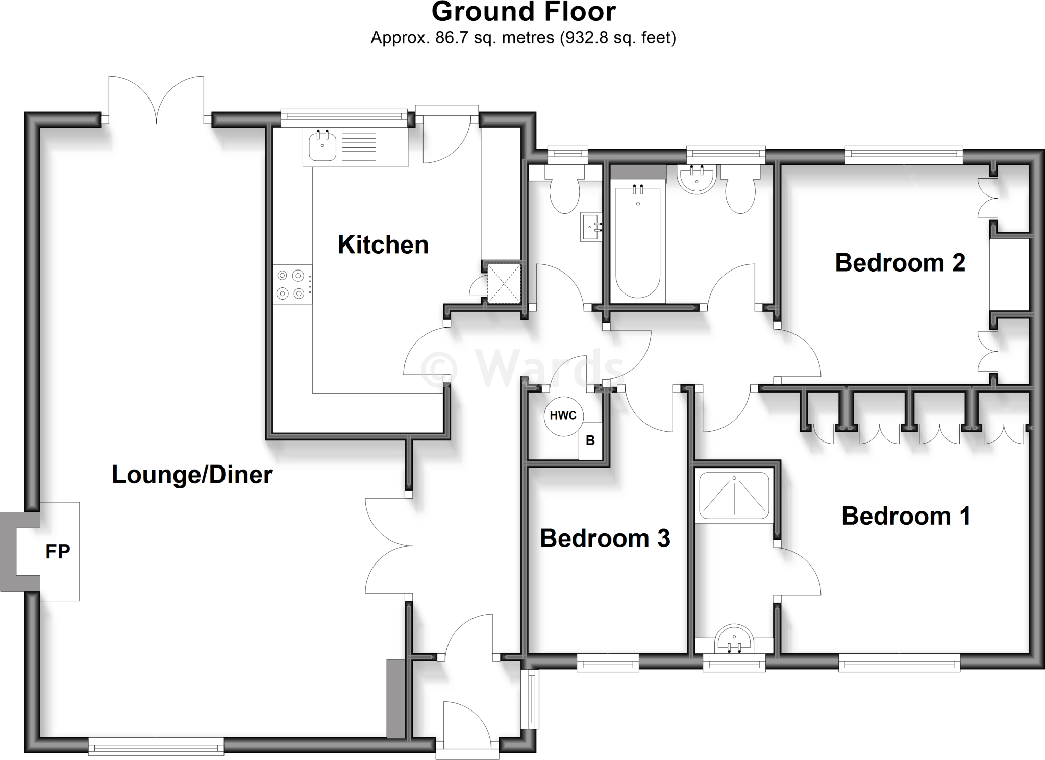 Bumbles Close, Rochester, Kent floorplan