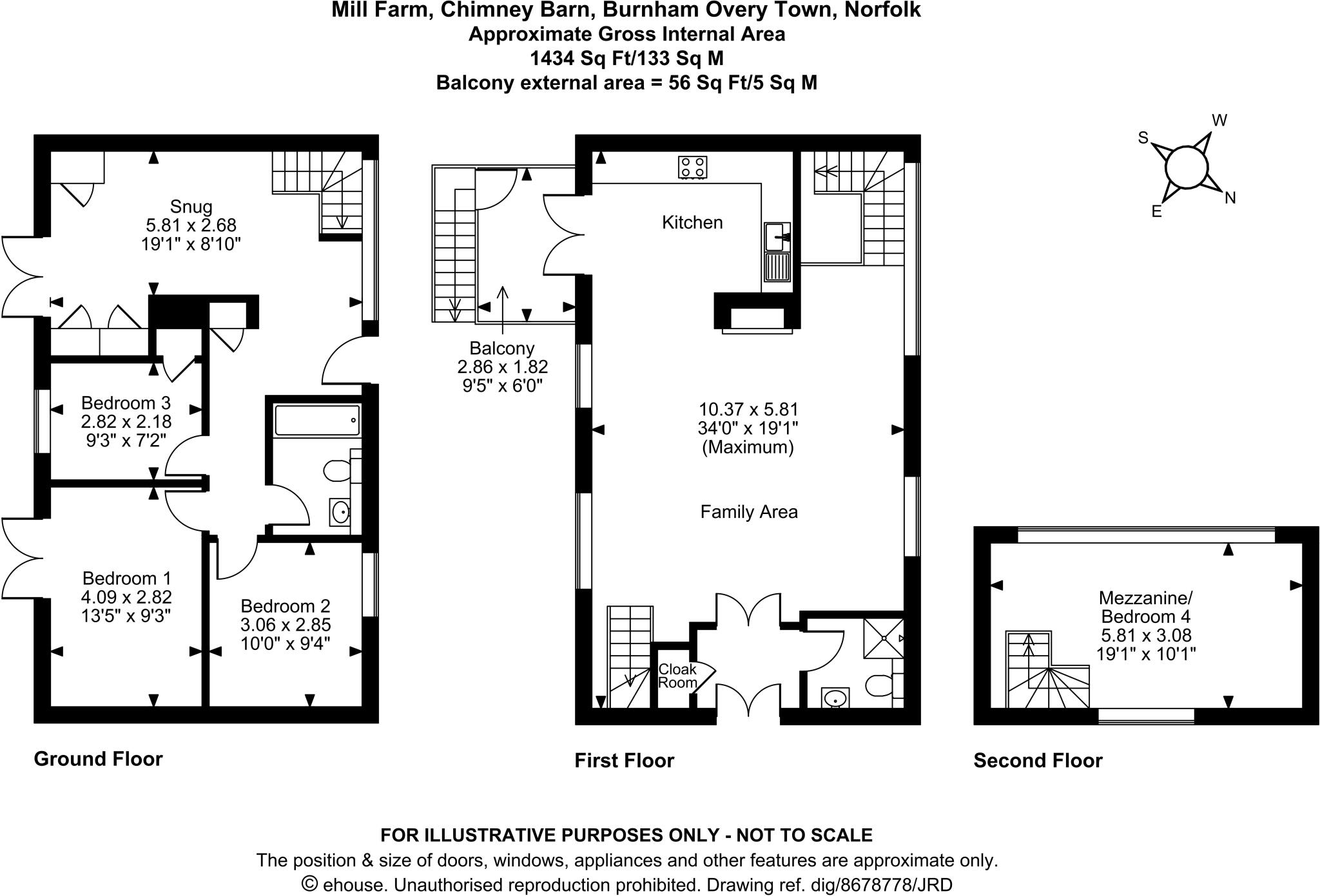 Burnham Overy Town, Norfolk floorplan