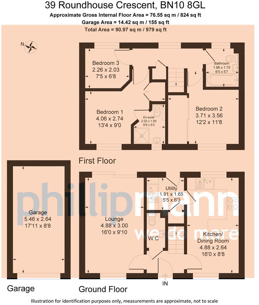 Roundhouse Crescent, Peacehaven floorplan