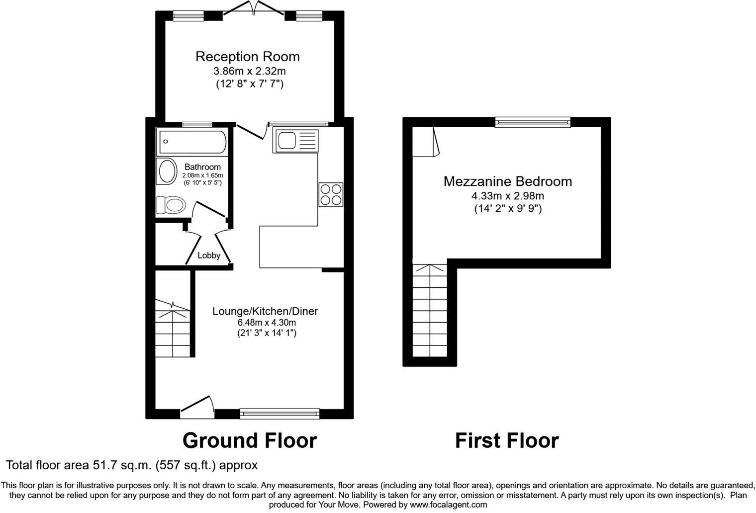 Grasmere Avenue, Perton, Wolverhampton, Staffordshire, WV6 floorplan