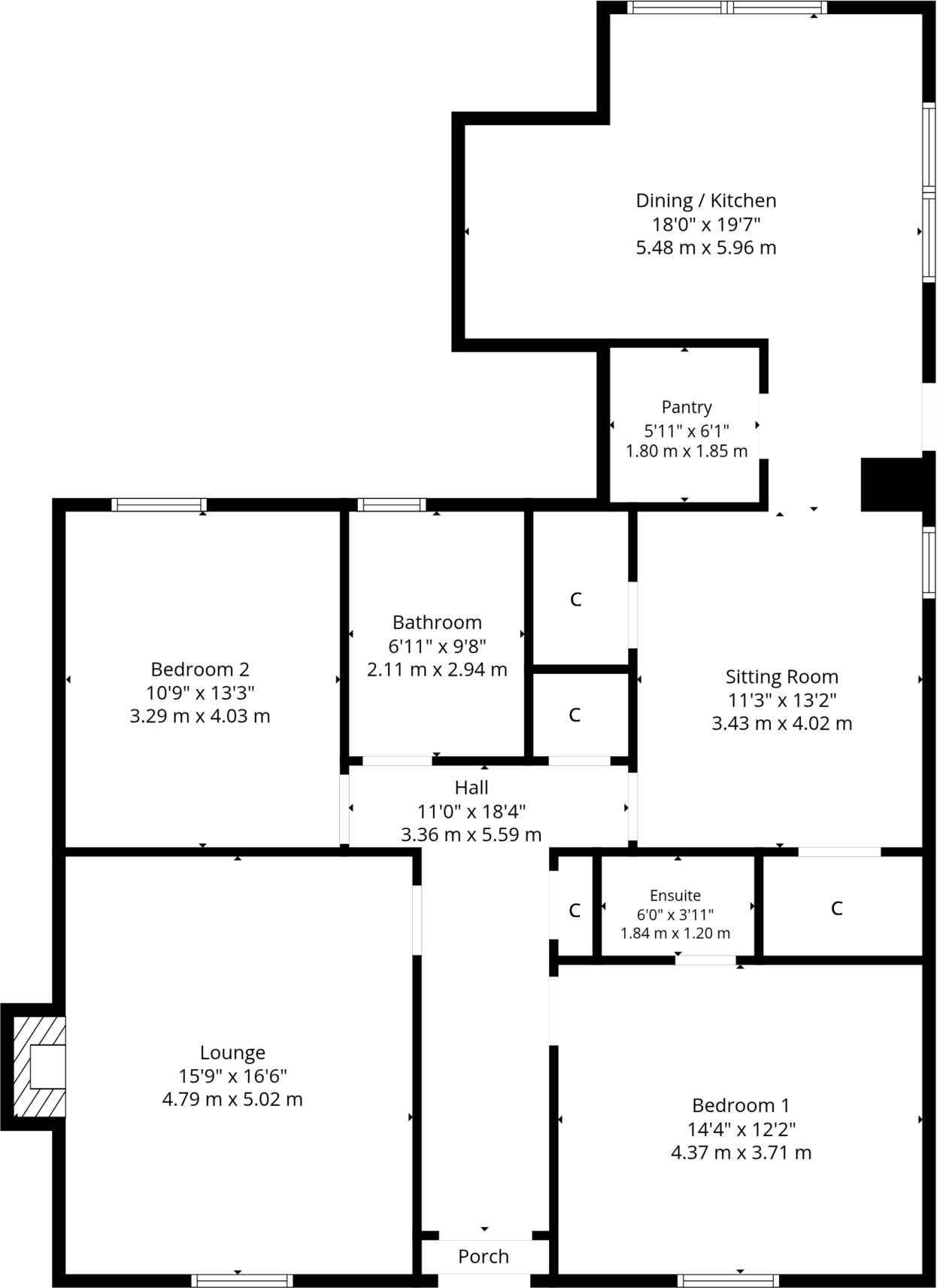 19 Shawhill Road, Shawlands, G41 3RW floorplan