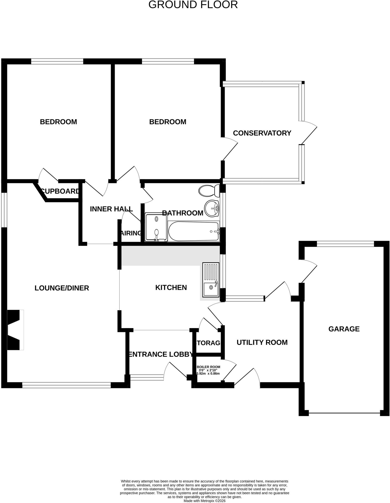 Branksome Close floorplan