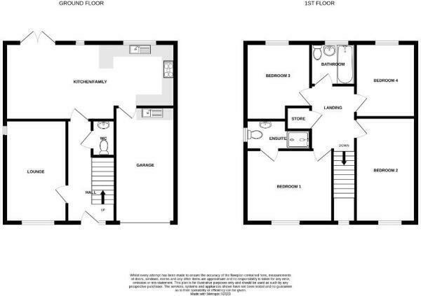 Plot 34, Birchwood Grove, Cheadle floorplan
