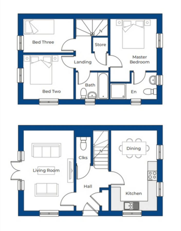 Baker Road, Bacton floorplan