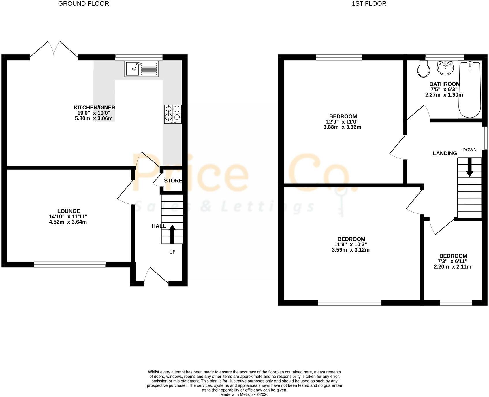Lee Bank, Westhoughton, BL5 floorplan