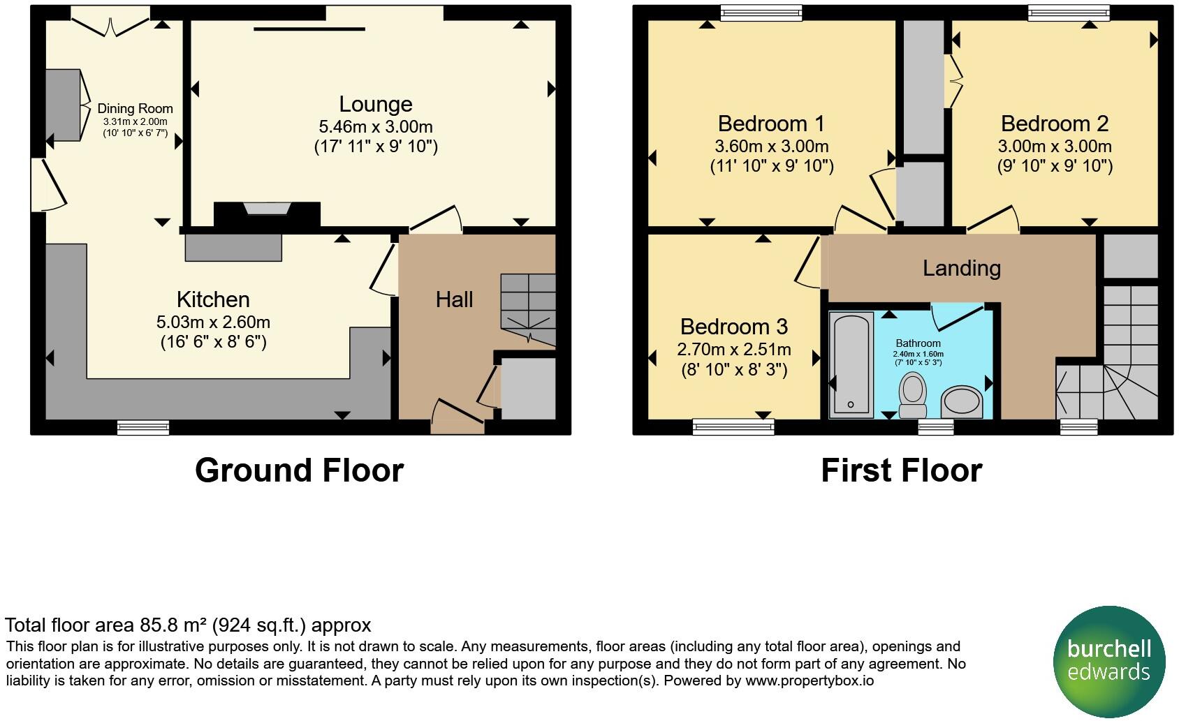 The Close, Hollywood, Birmingham floorplan