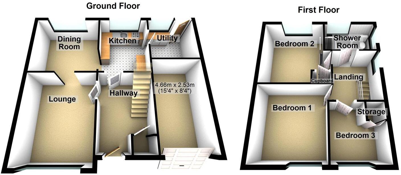 Sandown Close, Seaton Delaval floorplan