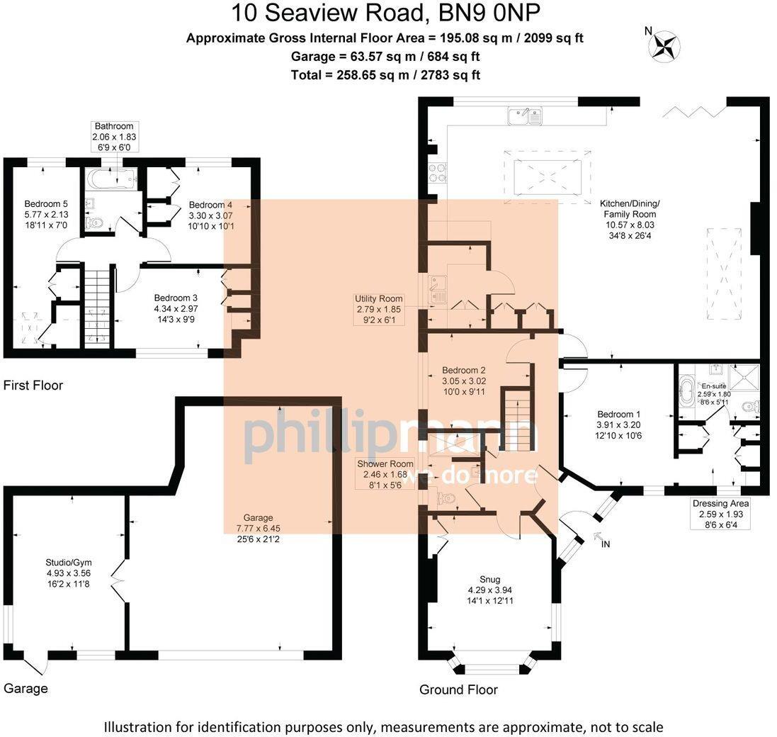 Seaview Road, Newhaven floorplan