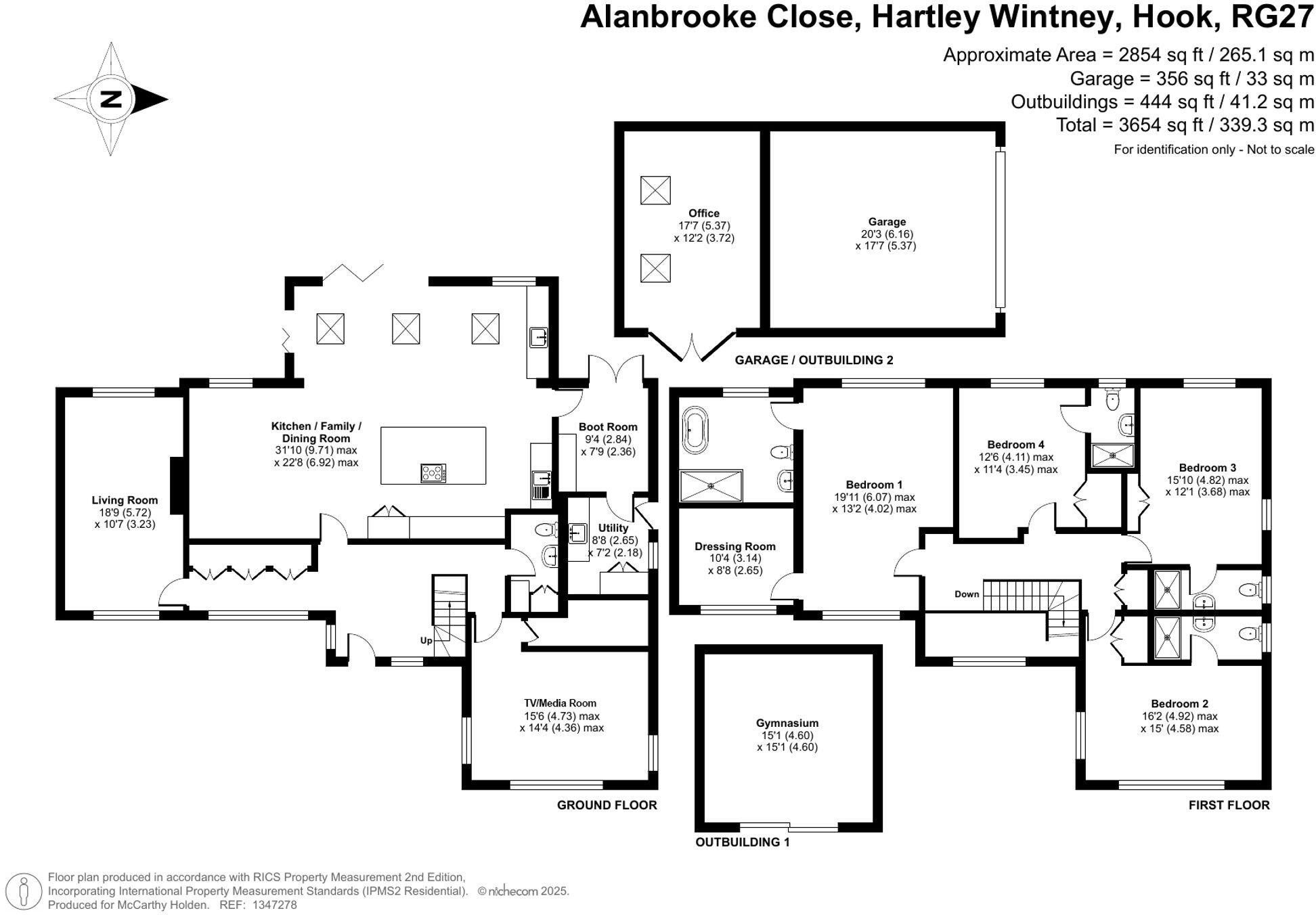 Alanbrooke Close, Hartley Wintney, RG27 floorplan