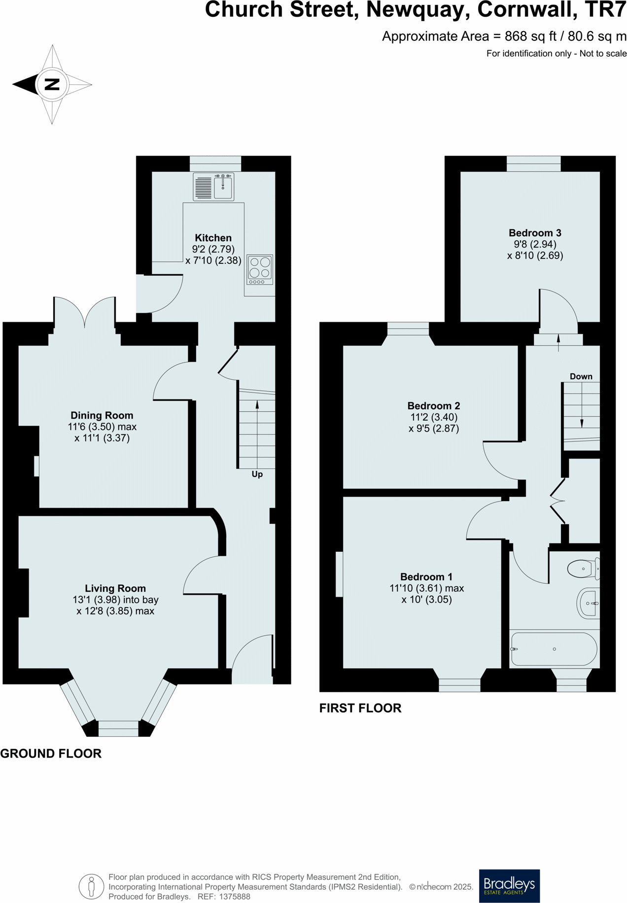 Church Street, Newquay, Cornwall floorplan
