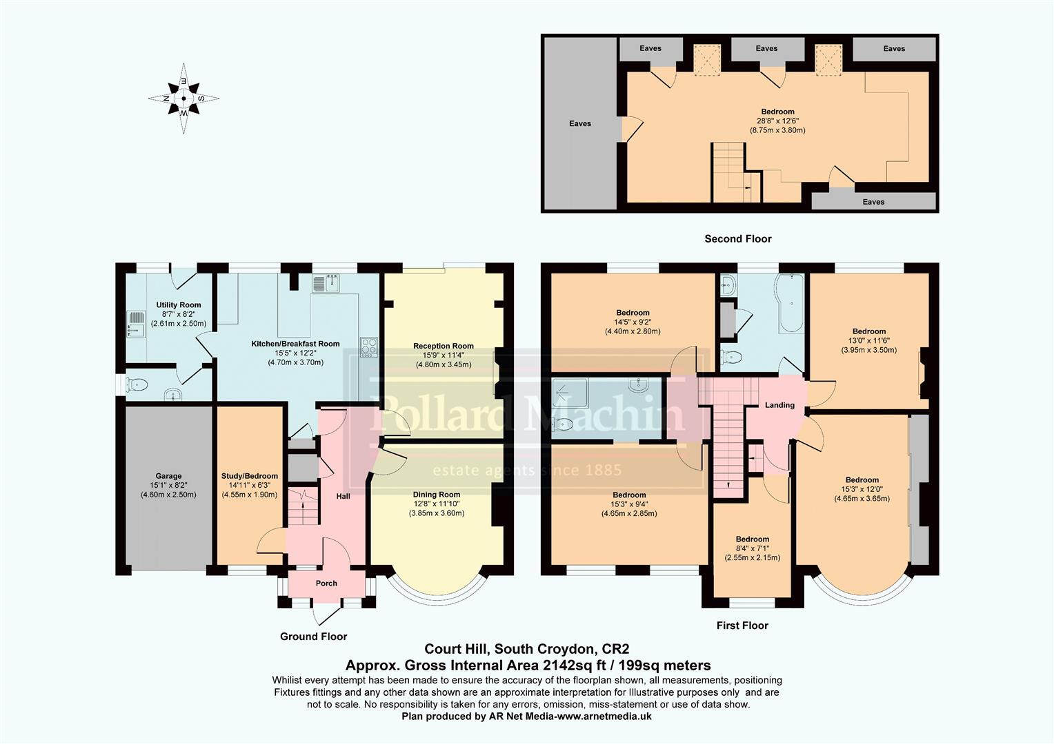 Court Hill, Sanderstead, Surrey floorplan