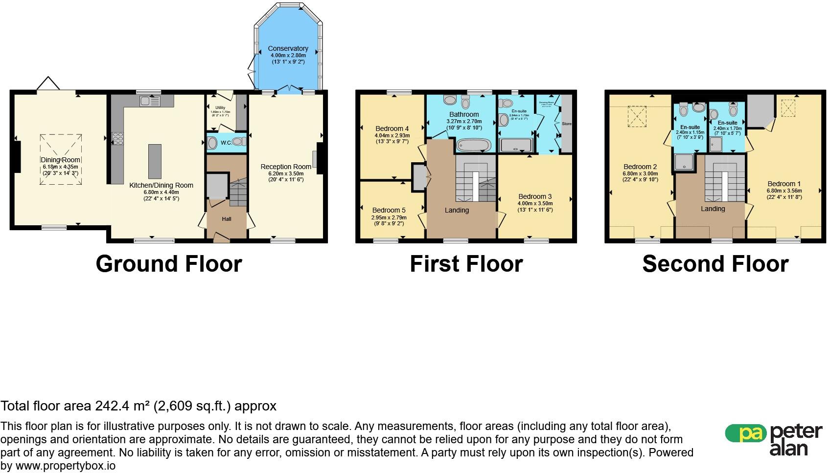 Bryn Derlwyn, Bridgend floorplan