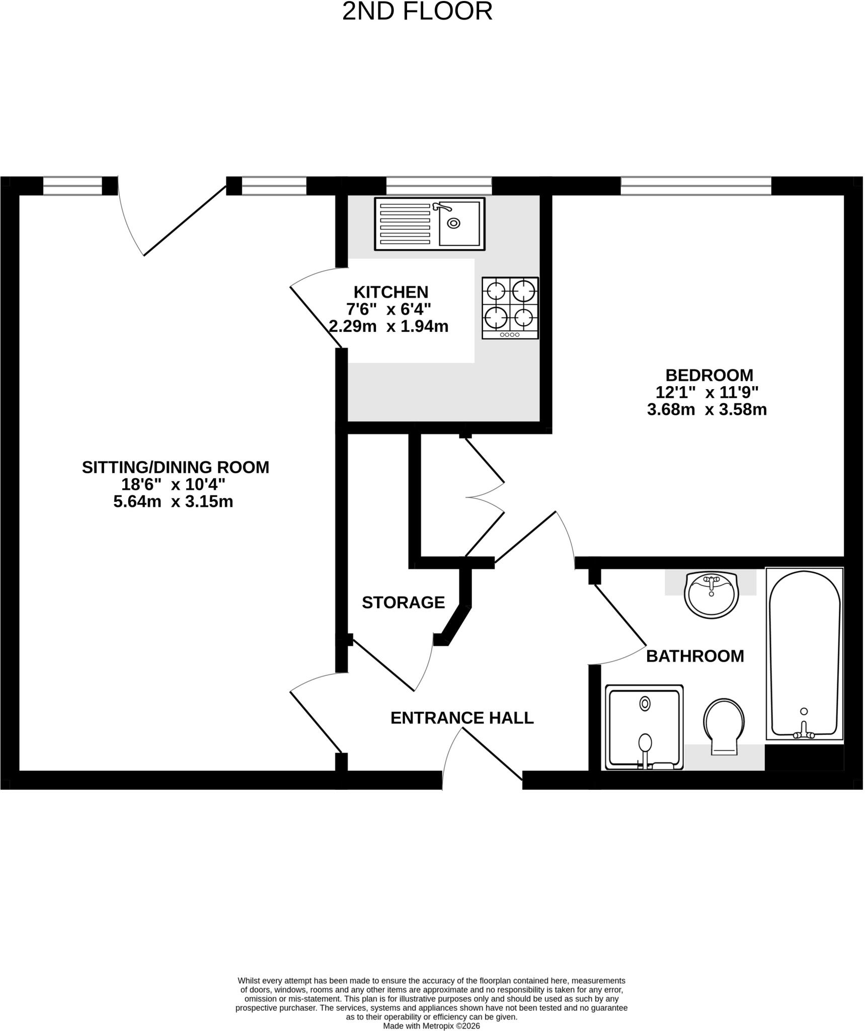 Branksomewood Road, Fleet, Hampshire, GU51 floorplan