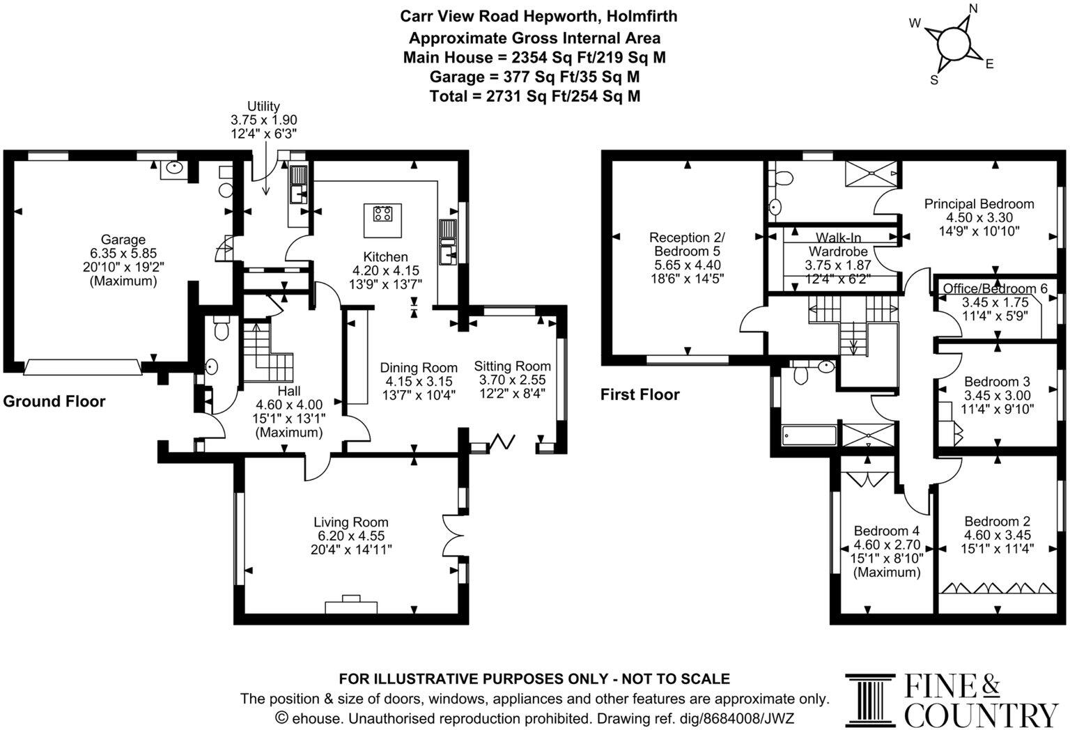 Carr View Road, Hepworth, Holmfirth, West Yorkshire, HD9 1HX floorplan