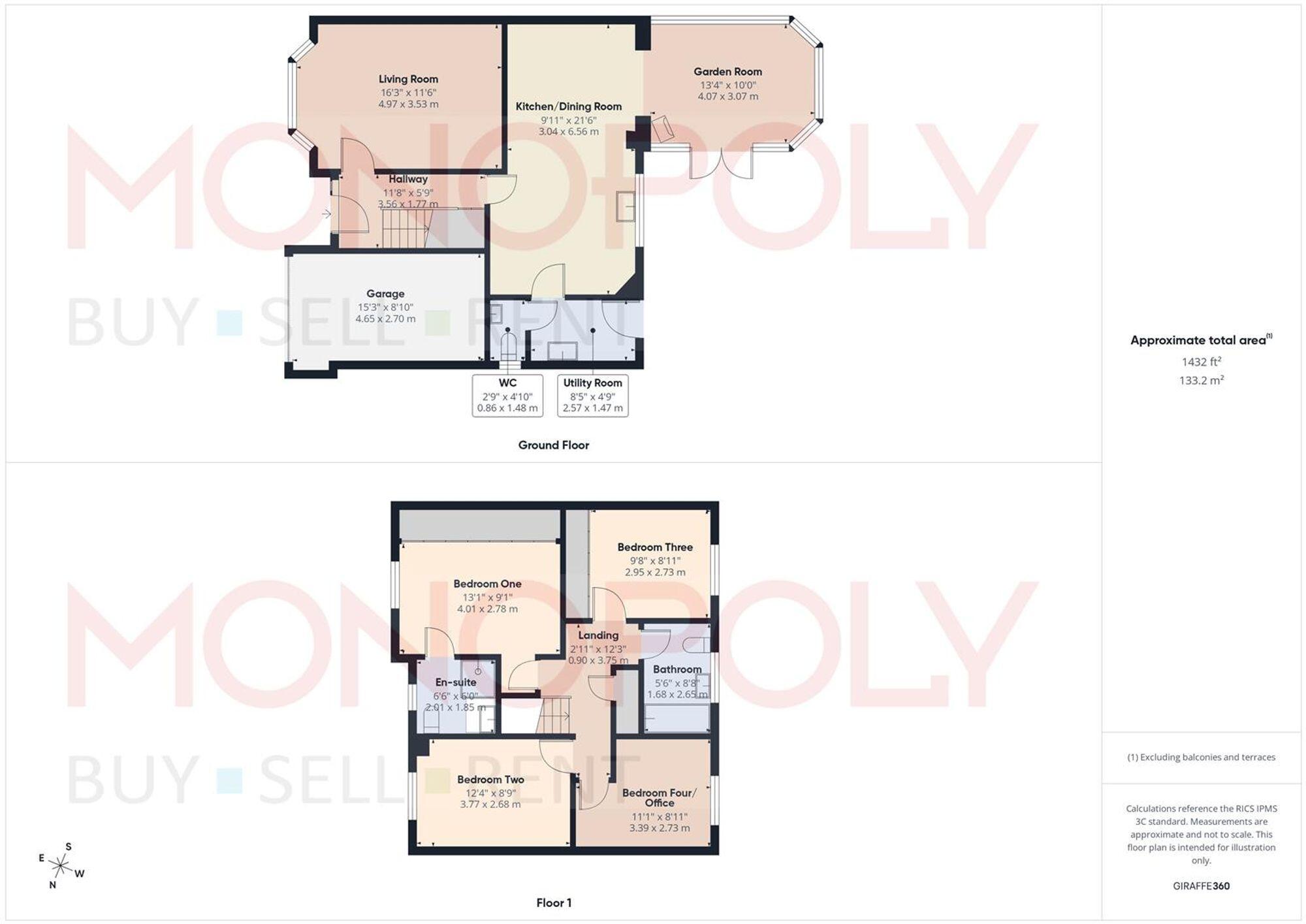 Westbury Drive, Pandy, LL12 floorplan