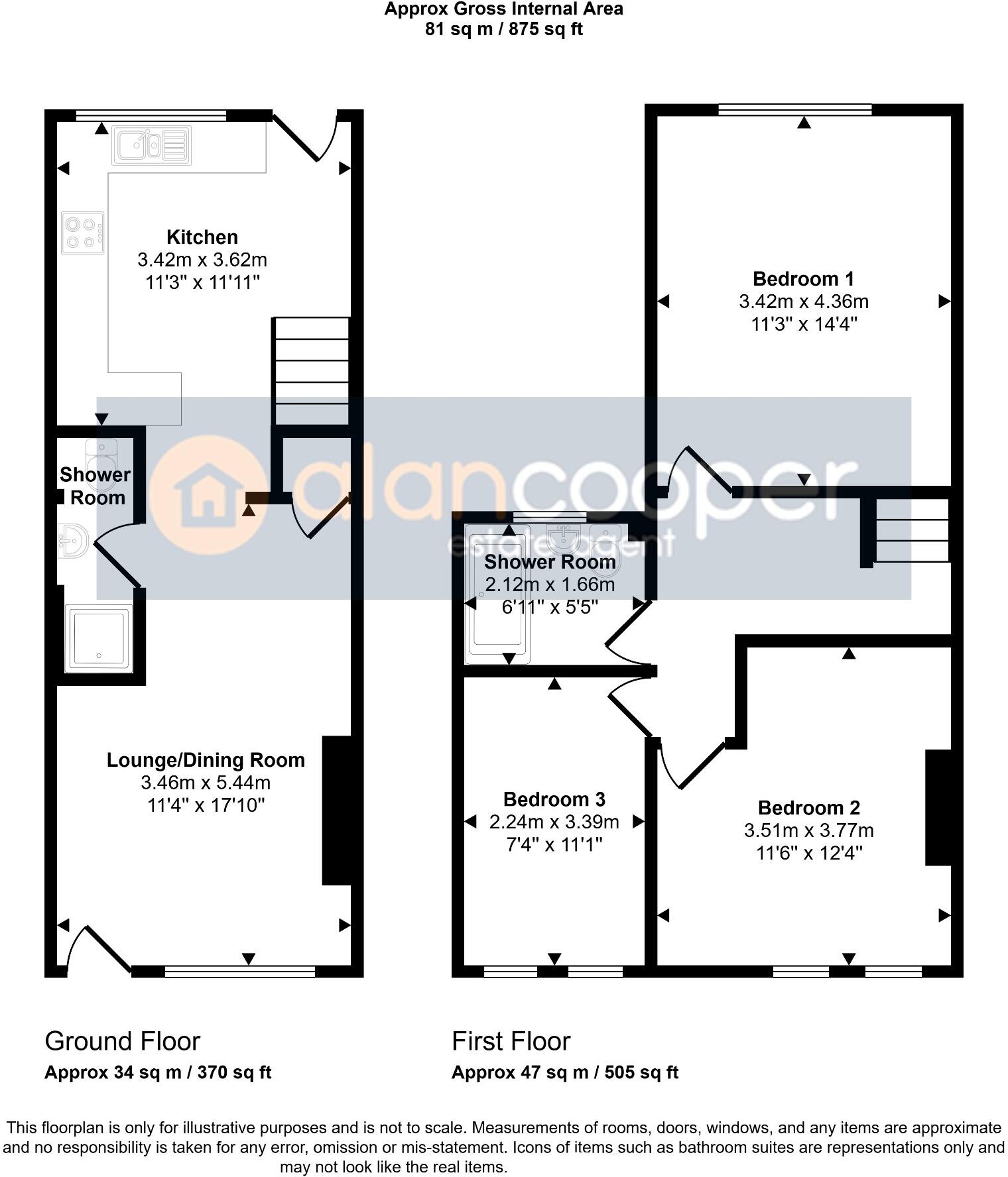 Park Street, Attleborough, Nuneaton, CV11 4NS floorplan