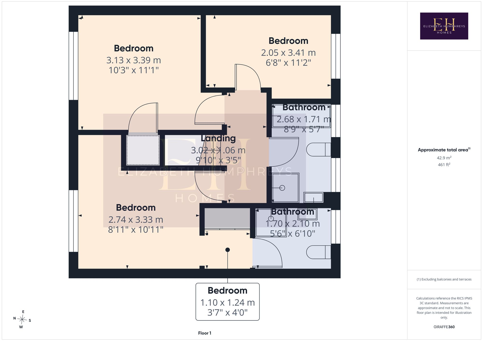 Brandling Way, Hadston, NE65 floorplan