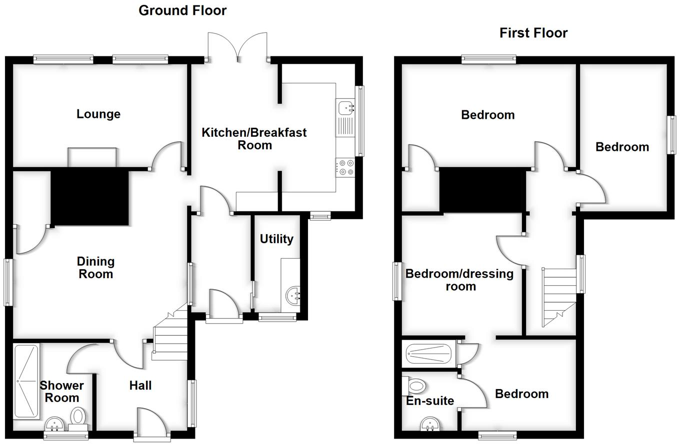 Valeswood, Little Ness, Shrewsbury floorplan
