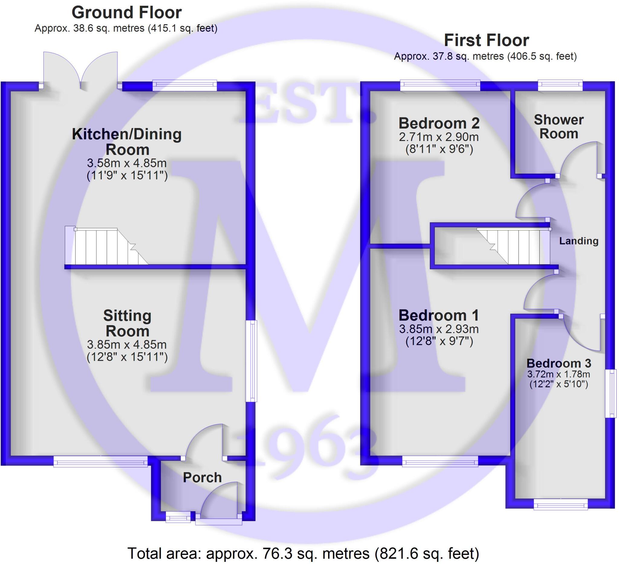 Manor Farm Close, New Milton, Hampshire, BH25 floorplan