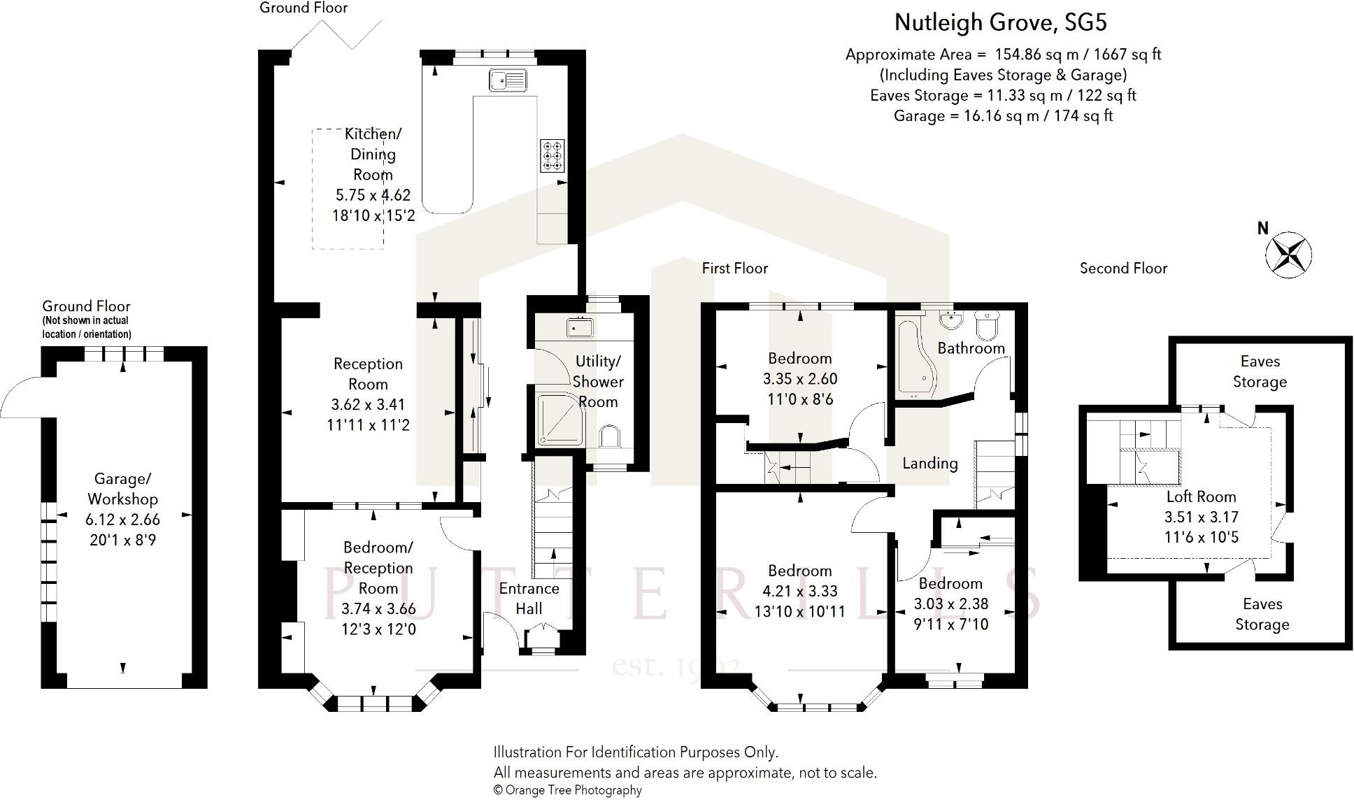 Nutleigh Grove,  Hitchin floorplan
