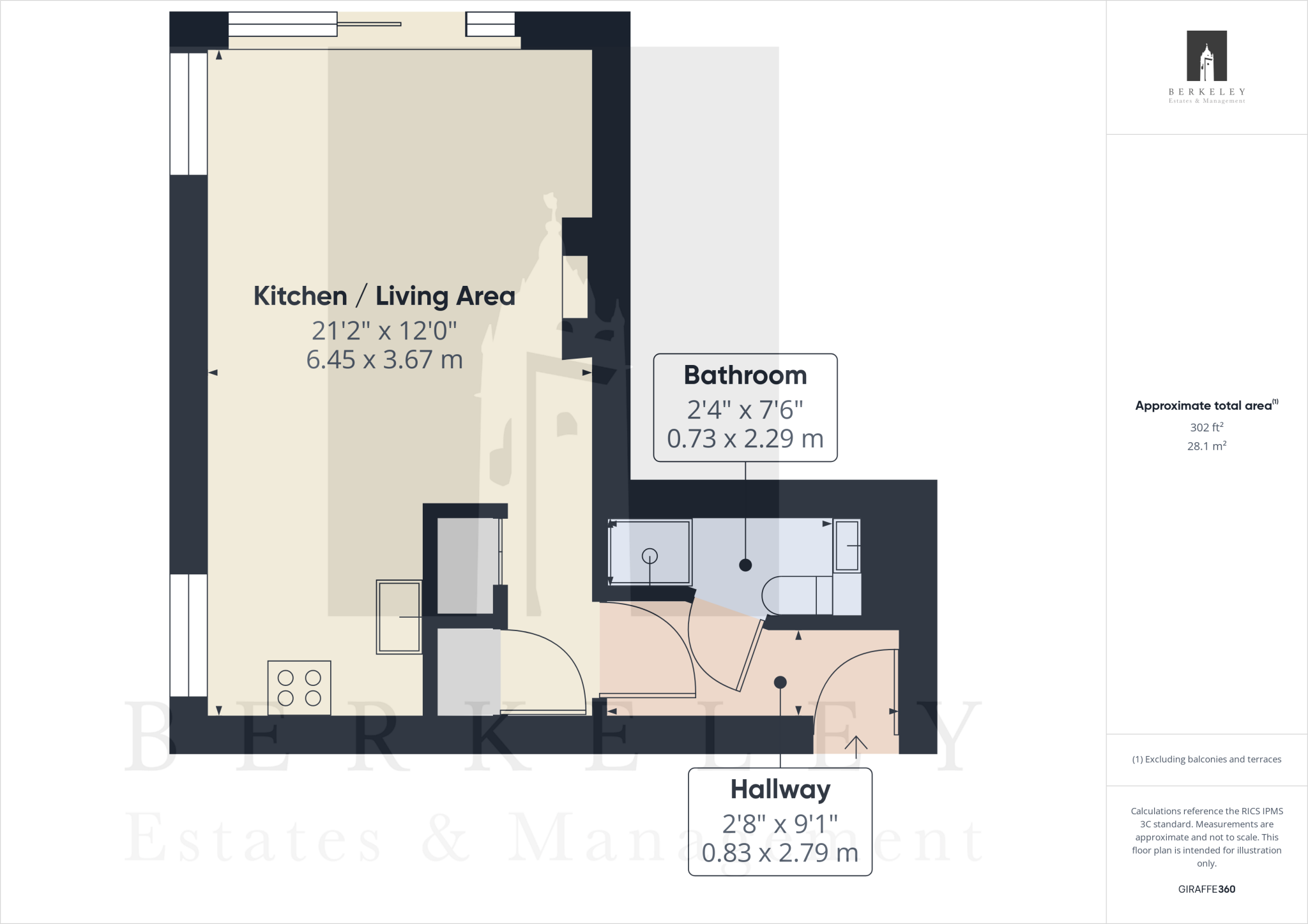 Irving House, Park Row, Bristol floorplan